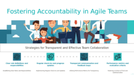 PowerPoint template for Ensuring Accountability in Agile Remote Work, featuring professional slides for remote team dynamics and agile project management.
