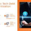 PowerPoint template for prioritizing tech debt in sprints with effective sprint planning slides for agile teams.