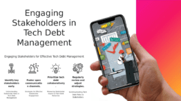 Professional PowerPoint template for stakeholder involvement in tech debt, ideal for managing technical debt presentation slides.