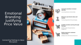 PowerPoint template for Emotional Branding and Price Justification, ideal for professional presentations and effective pricing strategy slides