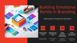 PowerPoint template for a professional presentation on Emotional Connection in Branding featuring interactive brand identity template and brand personality traits template.