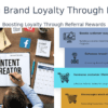 PowerPoint template for Referral Incentives for Brand Loyalty showcasing effective branding techniques in a professional presentation