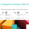 Expense Category Analysis Tools PowerPoint Template for Budgeting 1 Professional PowerPoint template for expense category analysis tools to enhance budget allocation and financial planning presentations.