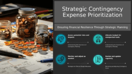 Professional PowerPoint template for prioritizing contingency expenses with budget allocation PowerPoint template and effective ppt slides.