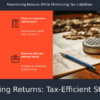 High-quality PowerPoint template for tax-efficient investment strategies, featuring professional presentation slides for financial planning.