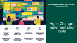 PowerPoint template showcasing tools for agile change implementation with customizable PPT slides for professional presentations.