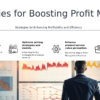 Professional PowerPoint template for profit margin improvement tactics with scalable business growth slides and financial strategy deck.