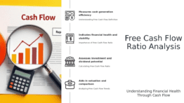 PowerPoint template for Free Cash Flow Ratio Breakdown, ideal for cash flow analysis and professional financial presentations.