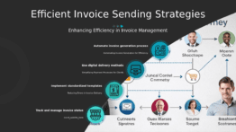 Professional PowerPoint template for streamlining invoice sending and improving cash flow with effective ppt slides.