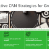 CRM Strategies for Client Growth PowerPoint Template Download 2 Professional PowerPoint template for CRM Strategies for Client Growth with client acquisition and tracking presentation slides
