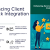 Professional PowerPoint template showcasing client feedback integration tools for effective client onboarding and retention strategy.