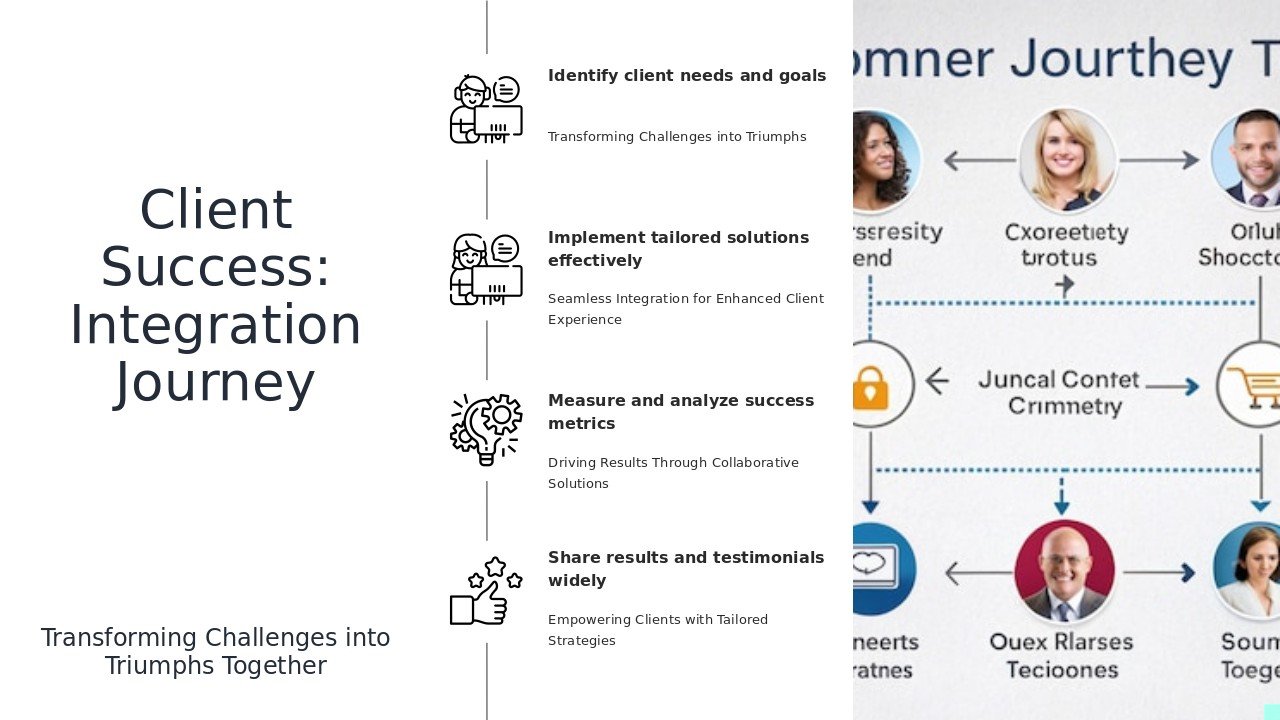 Professional PowerPoint template for Client Success Story Integration featuring engaging client story slides and effective client retention strategy templates.