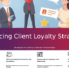 Building Client Loyalty Programs PowerPoint Template for Success 1 Professional PowerPoint template for building client loyalty programs with slides on customer retention and long-term engagement strategies.