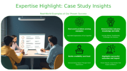 Professional PowerPoint template for case studies to showcase expertise in presentations and download ppt slides for content marketing.