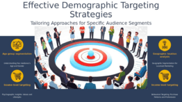PowerPoint template for demographic targeting strategies, ideal for professional presentations and market segment analysis.