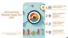 PowerPoint template for Identifying Market Gaps for USP with customizable business templates and market gap analysis slides