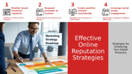 Professional PowerPoint template for Online Reputation Management Tactics in a brand positioning presentation design.