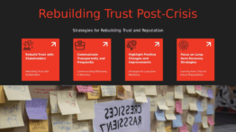 Professional PowerPoint template for positioning after a crisis, featuring slides on crisis management strategies and competitive positioning.