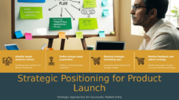 PowerPoint template for crafting positioning statements in product launch presentations and competitive positioning PowerPoint slides.