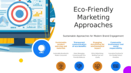 PowerPoint template for eco-conscious marketing strategies with ppt slides focused on sustainable consumer choices and green marketing tactics