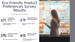 Eco-Friendly Product Preferences PowerPoint template for professional presentations on consumer behavior and sustainable choices.