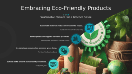 Professional PowerPoint template for eco-friendly products and culture featuring culturally relevant ppt slides for consumer behavior presentation