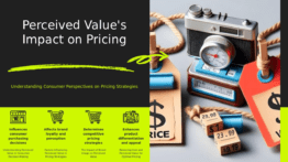 PowerPoint template about The Role of Perceived Value in Pricing for a professional presentation on consumer behavior insights and pricing strategies