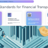PowerPoint template for Legal Standards for Financial Transparency, offering professional presentation tools for corporate governance.