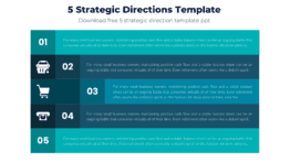 5 strategic directions template for corporate strategy 