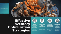 PowerPoint template for Inventory Optimization Techniques, featuring cost-saving strategies and efficiency improvement presentation slides.