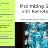 Remote Work Cost Savings PowerPoint Template for Professionals 1 Professional PowerPoint template for Remote Work Cost Savings with ppt slides for cost reduction presentation design.