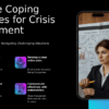 Coping Strategies for Crisis Management PowerPoint template for professional presentations with effective ppt slides and crisis planning tips