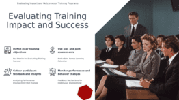 Professional PowerPoint template for measuring training effectiveness with effective crisis training presentation slides