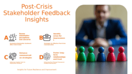 Professional PowerPoint template for post-crisis stakeholder feedback, featuring customizable ppt slides and crisis planning presentation template.