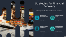 Professional presentation PowerPoint template for financial recovery planning with crisis recovery ppt slides and templates for ppt download.