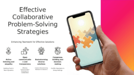 PowerPoint template for collaborative problem-solving techniques to improve conflict resolution and effective teamwork presentations