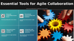 Professional PowerPoint template for tools for cross-functional agile workflows, suitable for effective team collaboration and agile methodology presentation.