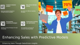 Professional PowerPoint template for predictive models for upselling, featuring customer insights and data-driven retention strategies.