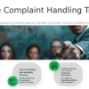 PowerPoint template for Training Staff for Complaints includes customer service training material and complaint handling workshop slides