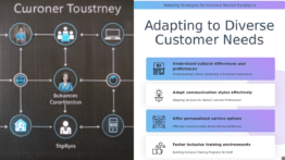 Professional PowerPoint template for training for diverse customer needs with useful ppt slides for effective customer satisfaction training.