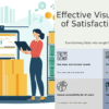 PowerPoint template for visualizing satisfaction data effectively with customer feedback in professional presentation slides.