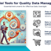 PowerPoint template for Tools for Quality Data Management featuring effective data quality slides and data management tools presentation.