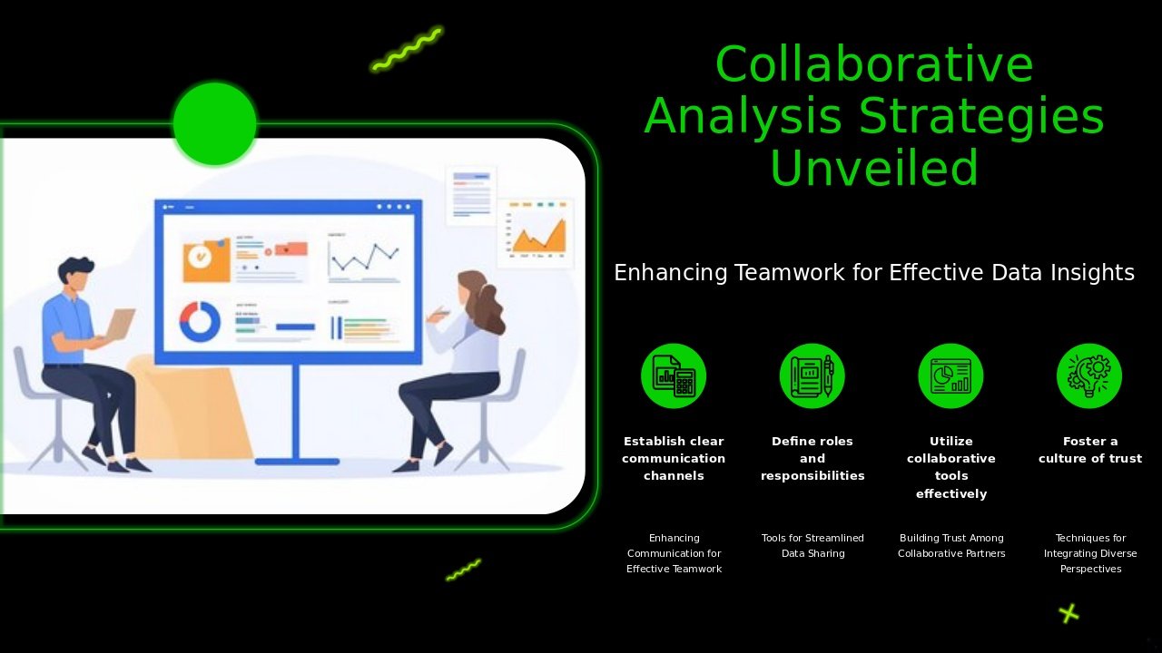PowerPoint template for strategies for collaborative analysis to improve group analysis presentations and team decision-making slides