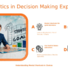 Professional PowerPoint template for heuristics in decision making, featuring cognitive biases and decision-making strategies slides.