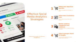 Professional PowerPoint template for Social Media Analytics Strategies featuring marketing data analysis slides and data-driven marketing strategies.