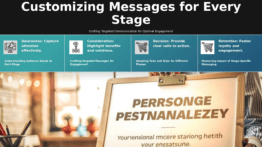 PowerPoint template for tailoring messaging at each stage of the customer journey with professional presentation features and insights.