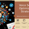 PowerPoint template for voice search optimization tips, ideal for professional presentations and digital marketing strategies.
