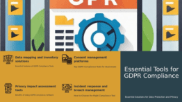 Professional presentation of GDPR Compliance Tools in a customizable PowerPoint template for effective data protection education.