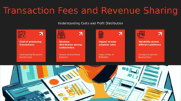 PowerPoint template for Transaction Fees and Revenue Share, ideal for a professional presentation and digital platform monetization