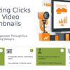 PowerPoint template for optimizing video thumbnails for clicks with best practices and engaging video thumbnail templates